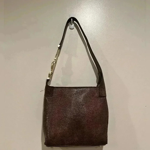 Barry Keiselstein Cord Handbags - Barry Keiselstein Cord Alligator Bag with Gold Alligator Handle